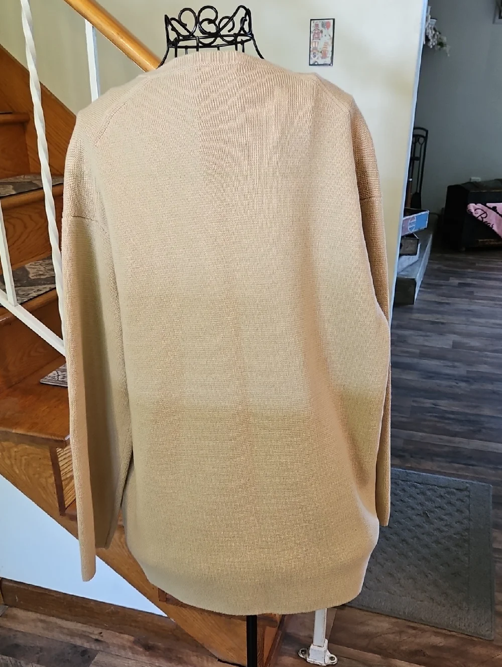 👚J. Crew Women's Cream Button-Front Sweater